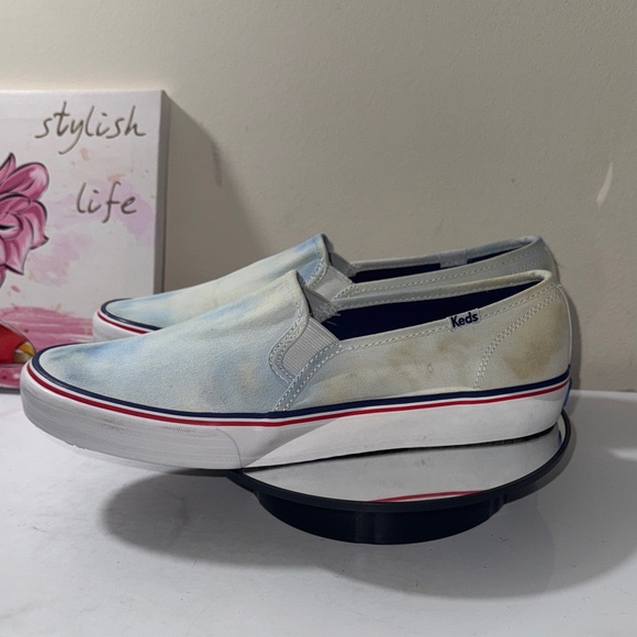 Keds Champion Double Decker Pastel Blue Slip-On Sneaker - Women’s Size 10 - Picture 5 of 8